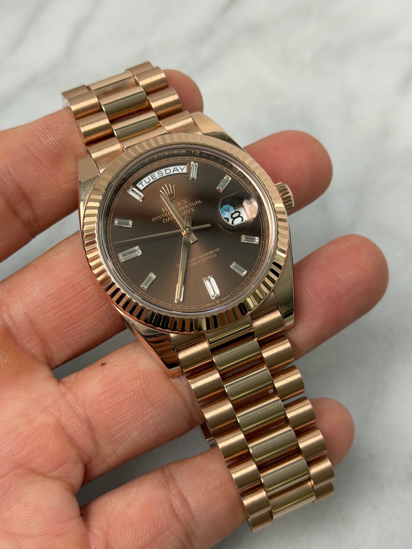 2021 228235A Choco Baguette Preowned Complete
