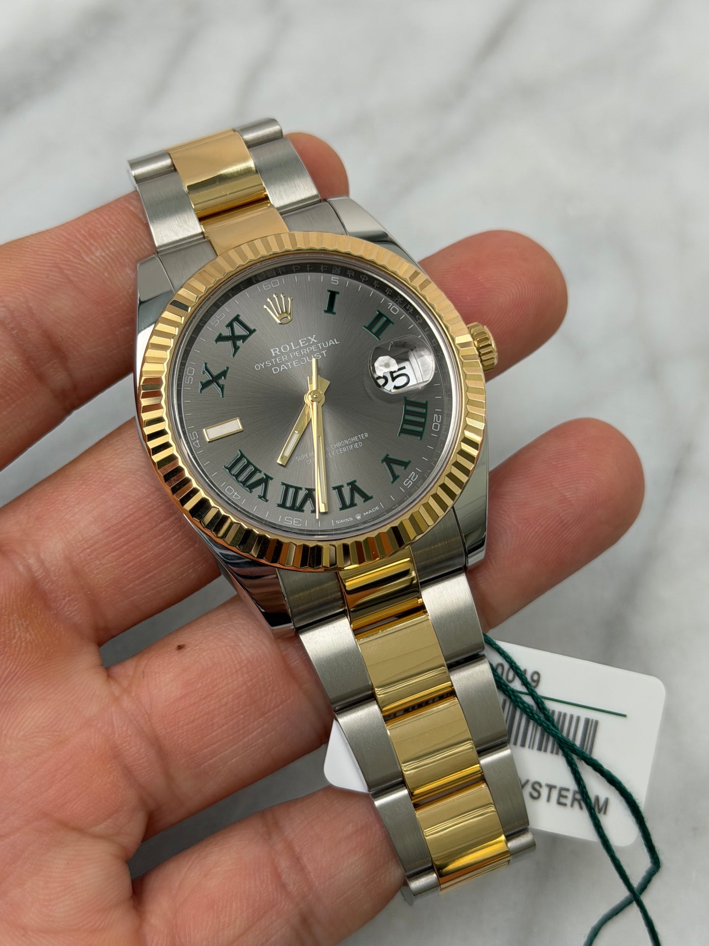 2025 126333 Oyster Wimbledon Preowned Complete w/ White Tag