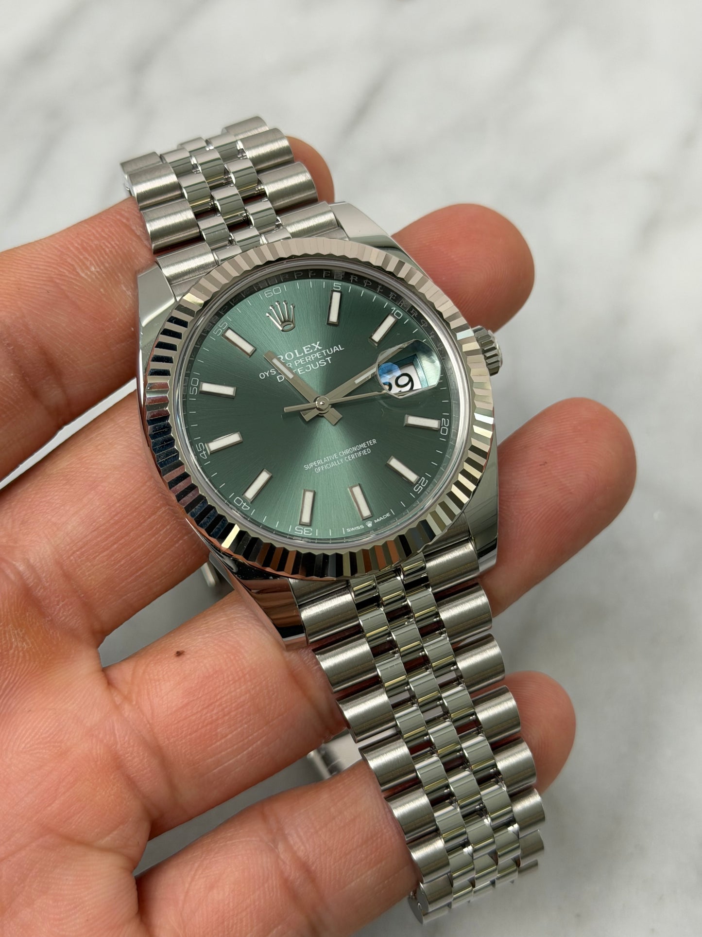 2022 126334 Jubilee Green Index Preowned Complete