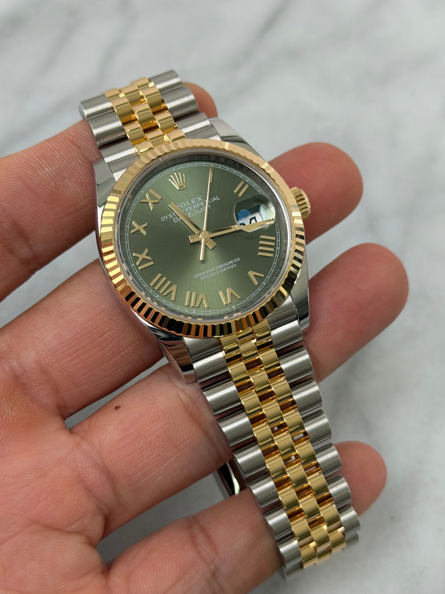 2026 126233 Jubilee Green Roman DJ36 New Complete