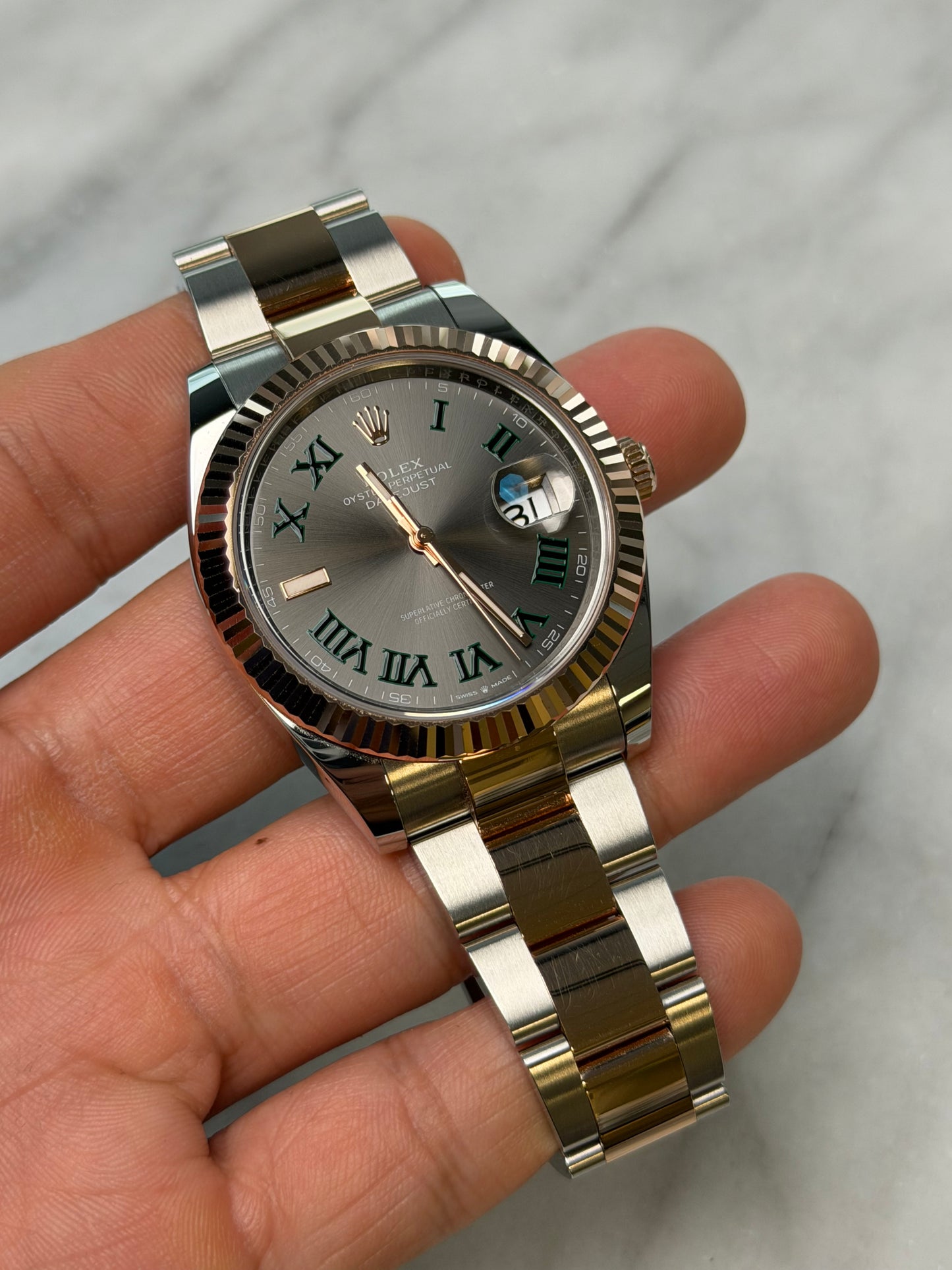 2026 126331 Oyster Wimbledon Like New Complete