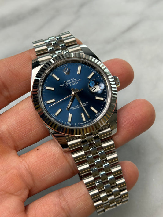 2023 126334 Jubilee Blue Index Preowned Complete