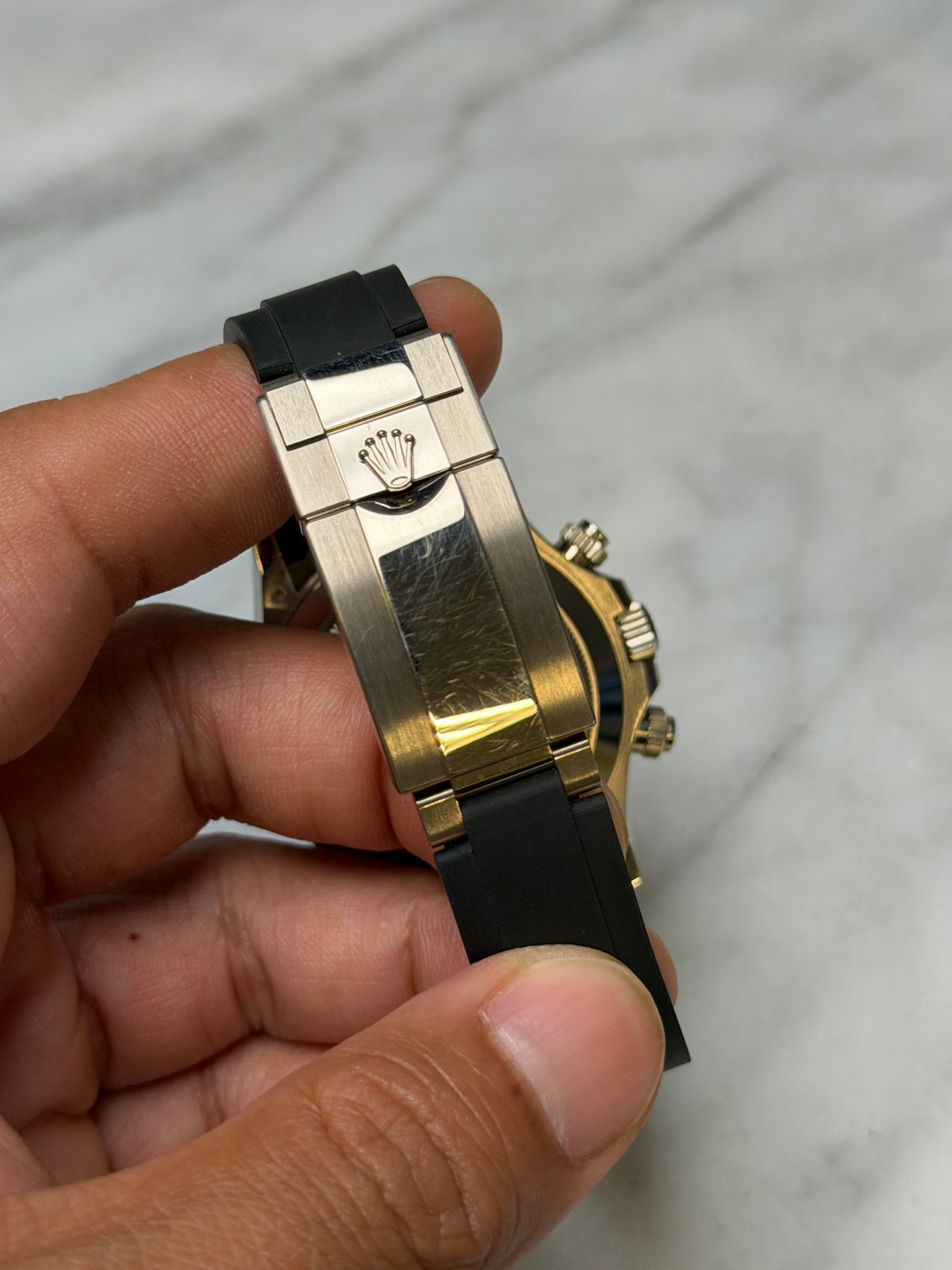 2022 116519LN Grey, DF Straps Preowned Complete