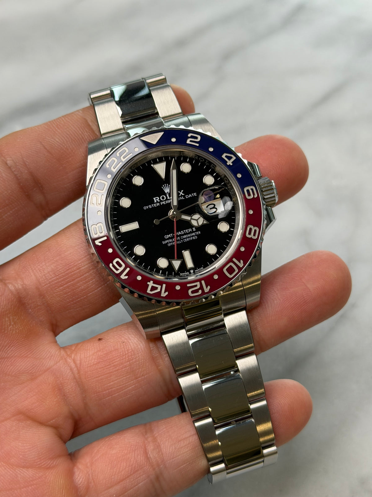2022 126710BLRO Oyster Pepsi Preowned and Polished Complete