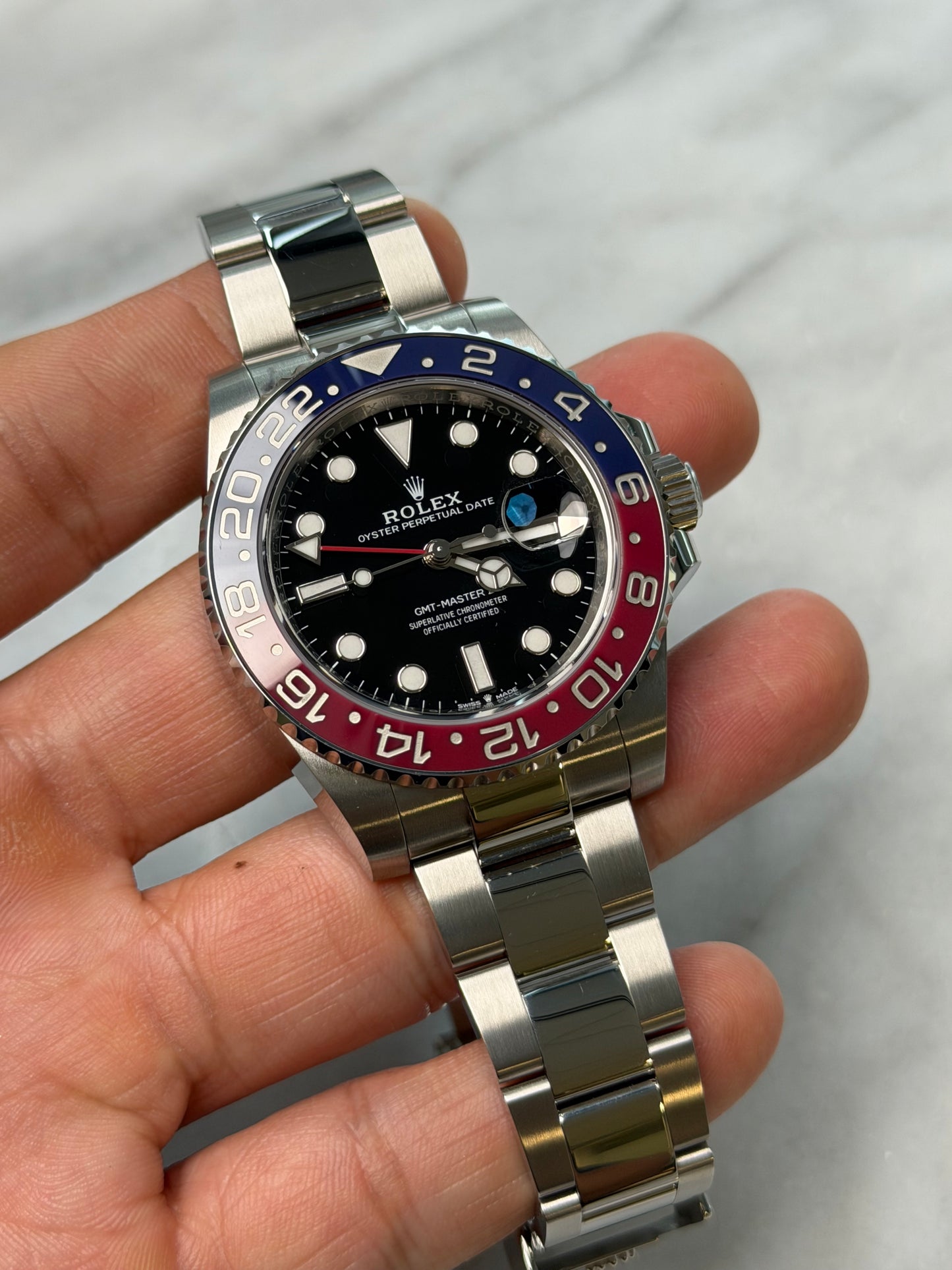 2022 126710BLRO Oyster Pepsi Preowned and Polished Complete
