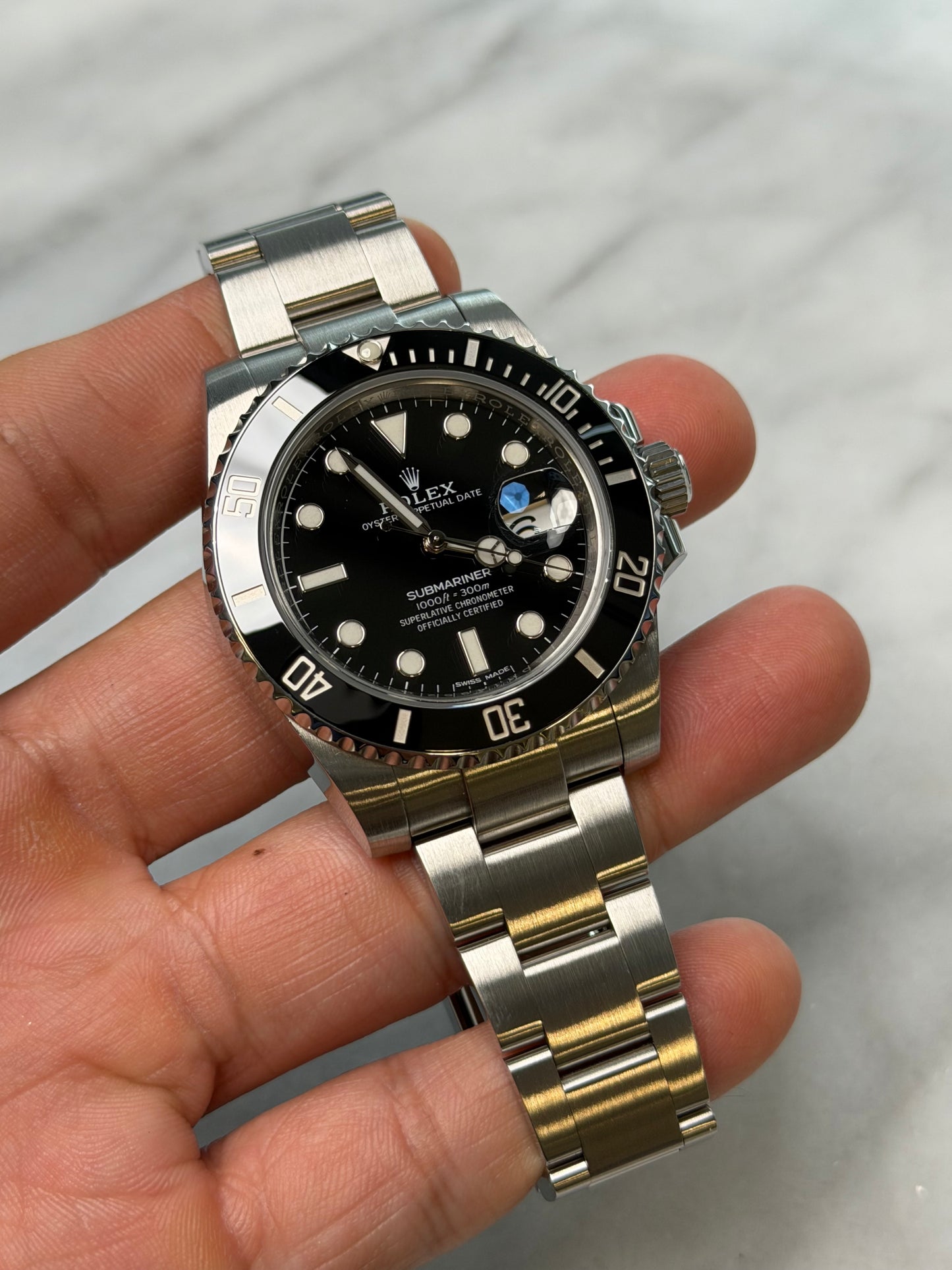 2018 116610LN Sub Date Preowned and Polished Complete