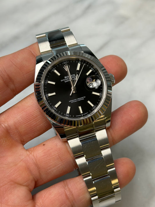2023 126334 Oyster Black Index Preowned Complete