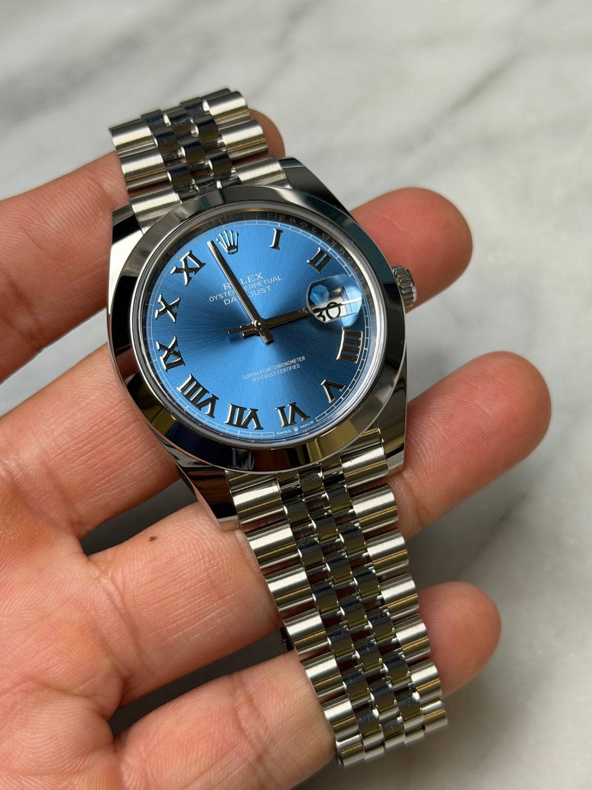 2026 126300 Jubilee Blue Roman New Complete