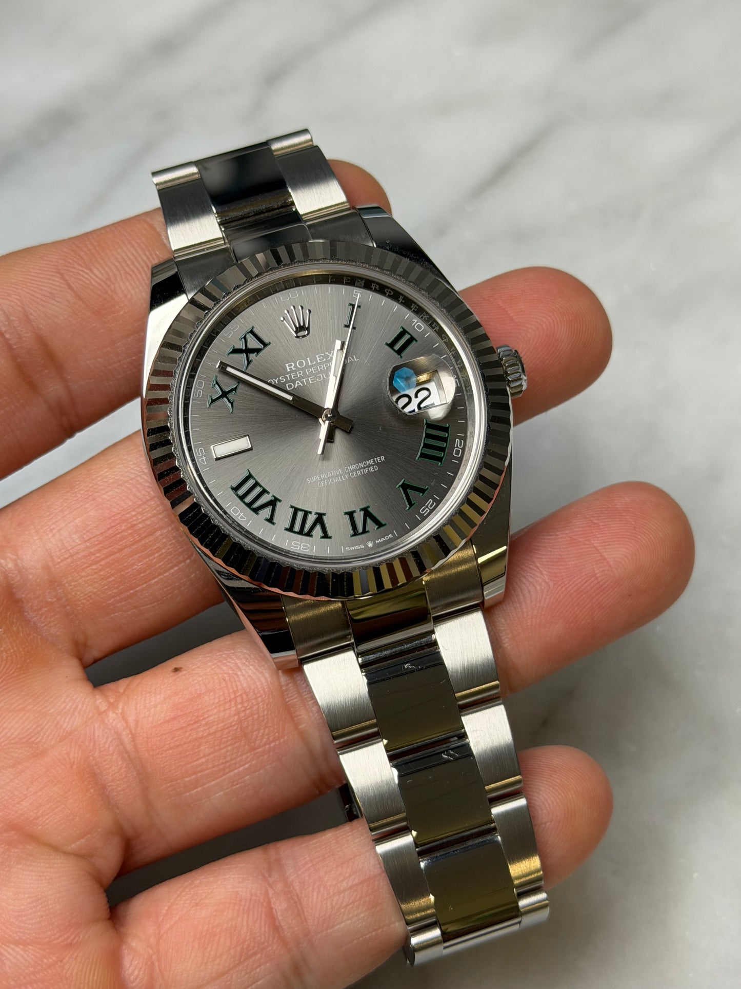 2024 126334 Oyster Wimbledon Preowned Complete