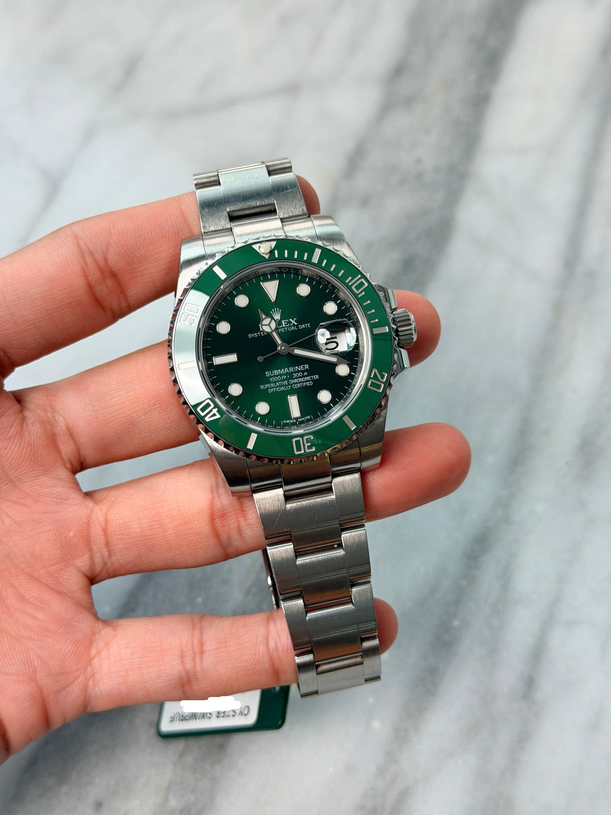 2016 116610LV Hulk Preowned Complete w/ White Tag