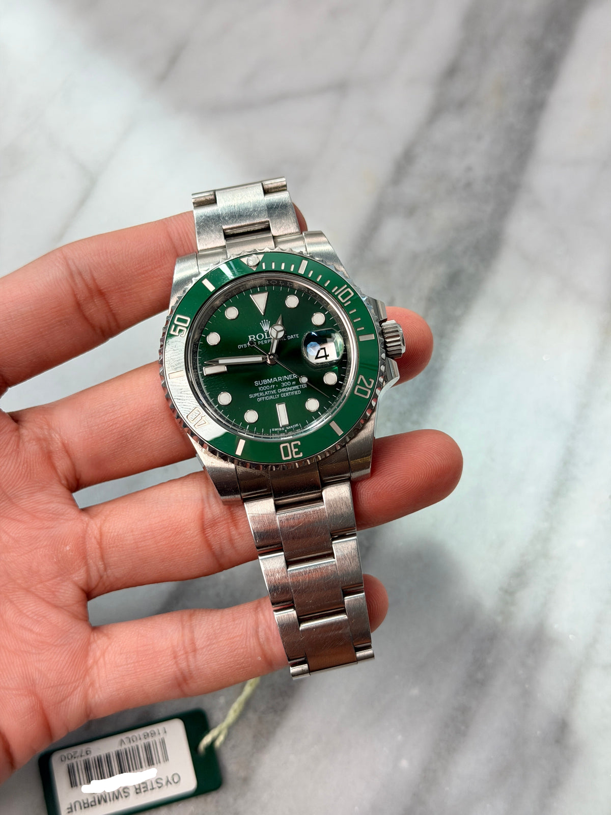 2016 116610LV Hulk Preowned Complete w/ White Tag