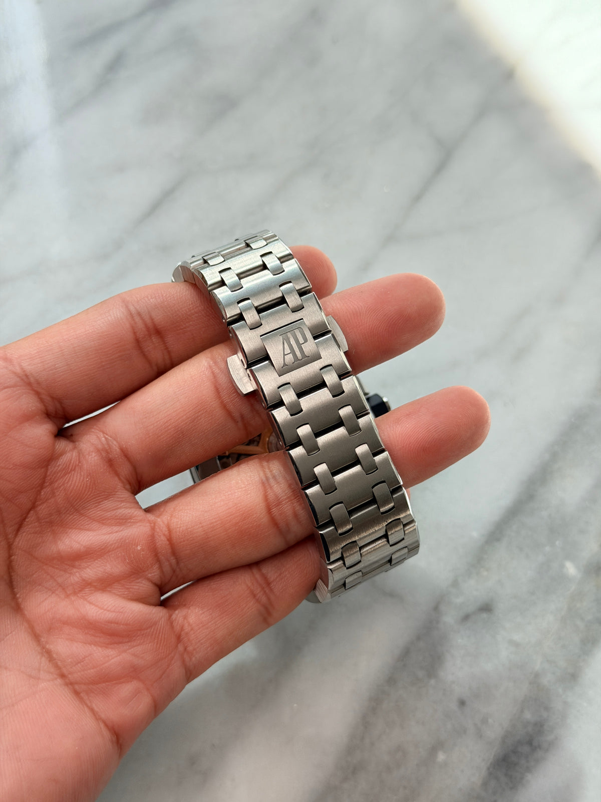 2022 26238ST Blue Offshore on Bracelet Preowned Complete w/ Rubber Strap