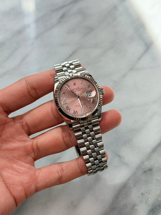 2021 126234VI Jubilee Pink VI/IX Diamond DJ36 Preowned Good Complete