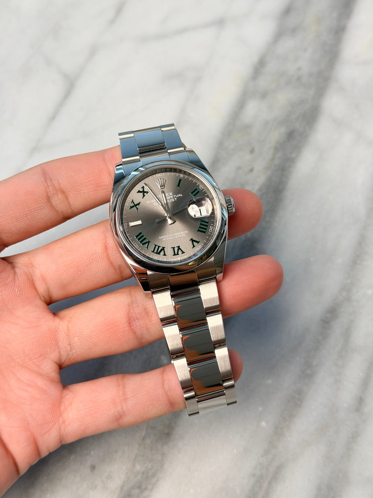 2022 126200 Oyster Wimbledon DJ36 Preowned Good Complete