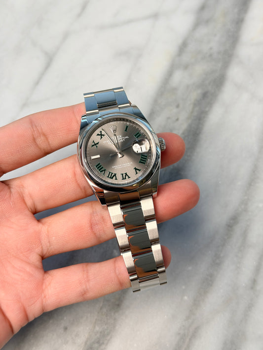 2022 126200 Oyster Wimbledon DJ36 Preowned Good Complete