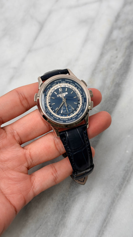 2022 5930G-010 Blue World Time Preowned Complete