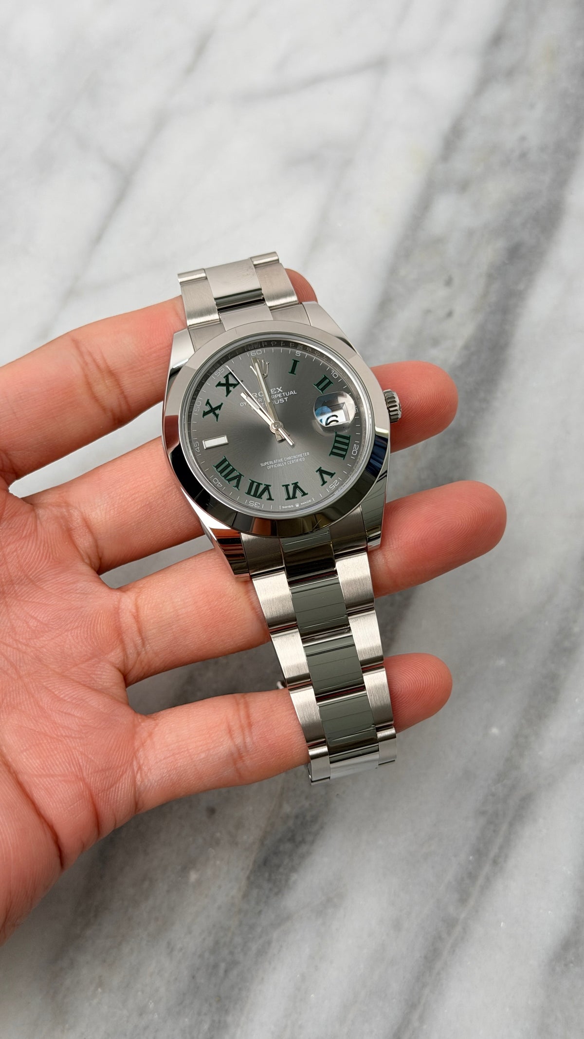 2025 126300 Oyster Wimbledon Preowned Complete