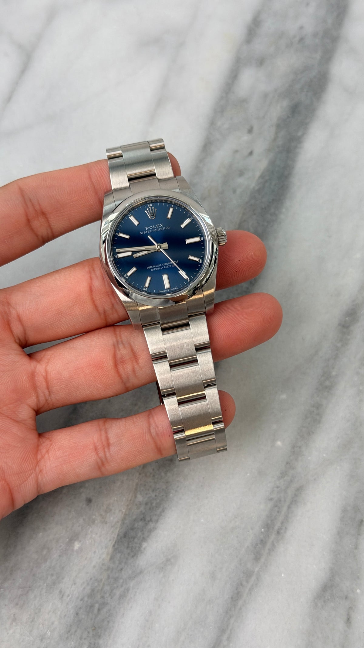 2024 124200 Blue OP34 Preowned and Polished Complete