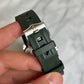 2024 21032422010001 Green Seamaster Diver 300M 42 mm, steel on rubber strap New Complete