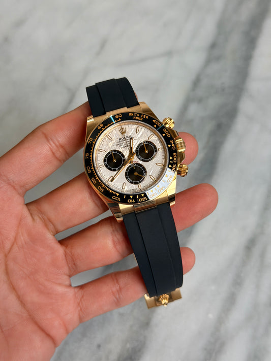 2025 126518LN Meteorite, EF Straps Preowned Good Complete