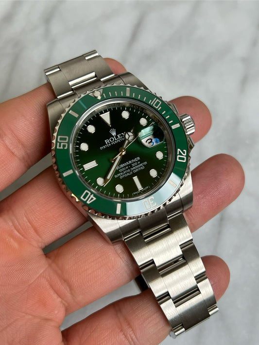 2016 116610LV Hulk Preowned, Serial Peeled off Card Watch/Card -2