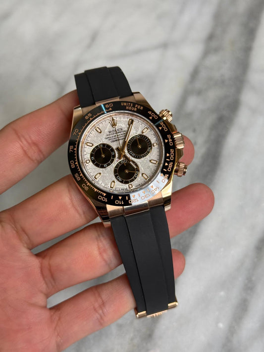 2022 116515LN Meteorite, DF Straps Preowned Good Complete