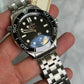 2024 21030422001001 Black Seamaster Diver 300M 42 mm, steel on steel New Complete