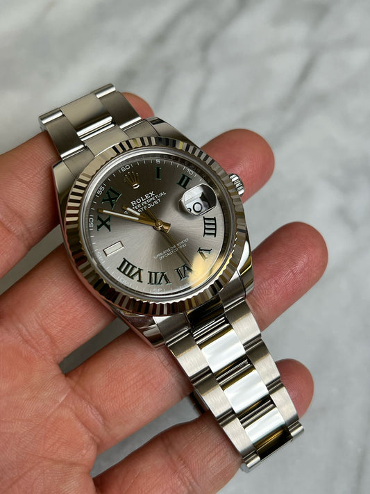 2024 126334 Oyster Wimbledon New, Mark on Clasp Complete