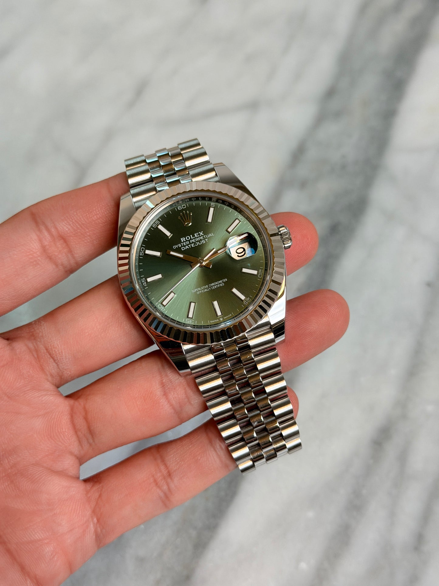 2025 126334 Jubilee Green Index Preowned Complete
