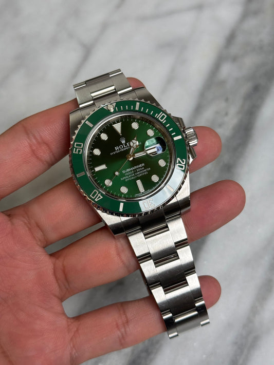 2018 116610LV Hulk Pre-owned and Polished Complete w/ White Tag