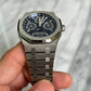 AP 2021	26574TI	Preowned Titanium Perpetual Calendar Blue Complete - 1.5