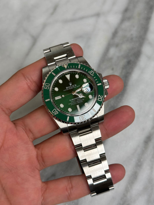 2018 116610LV Hulk Pre-owned and Polished Complete