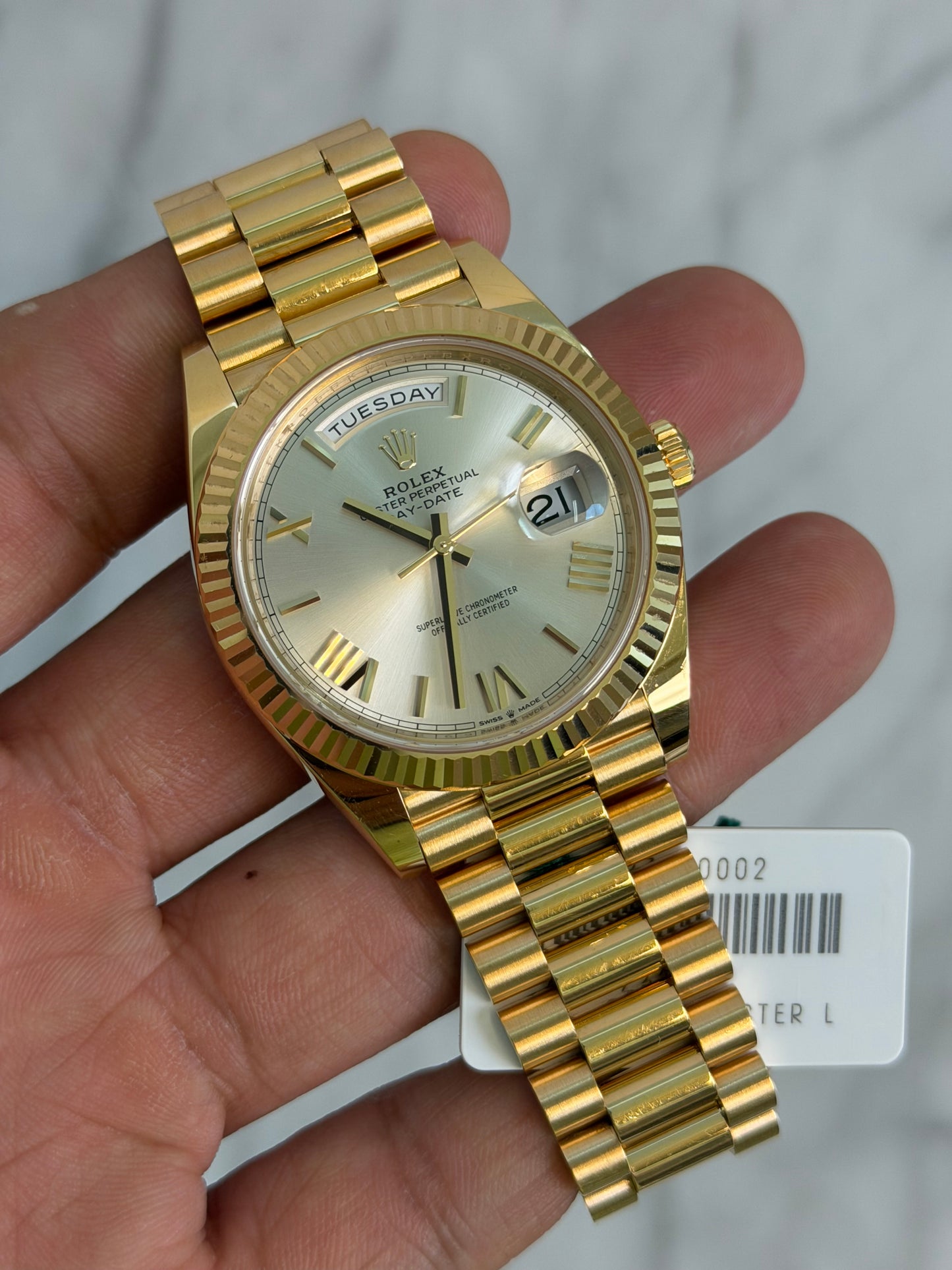 2021 228238 Silver Roman Preowned Complete w/ White Tag