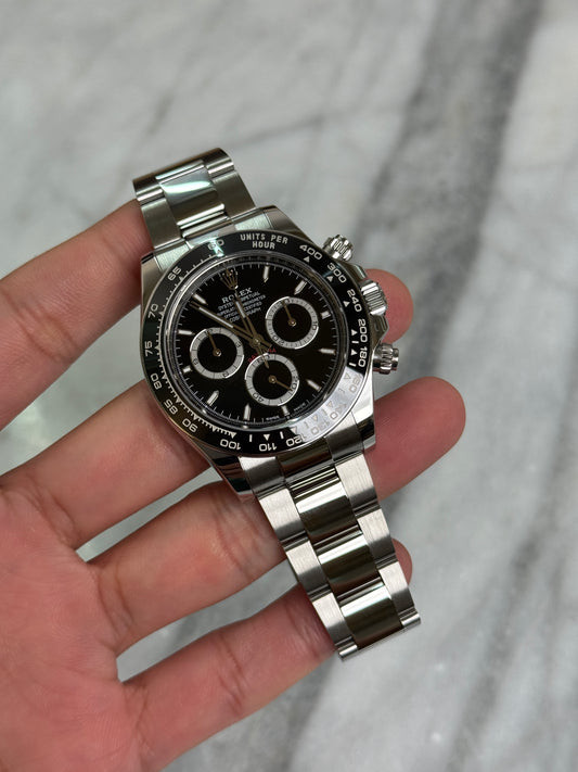 2025 126500LN Black Preowned and Polished Complete w/ White Tag