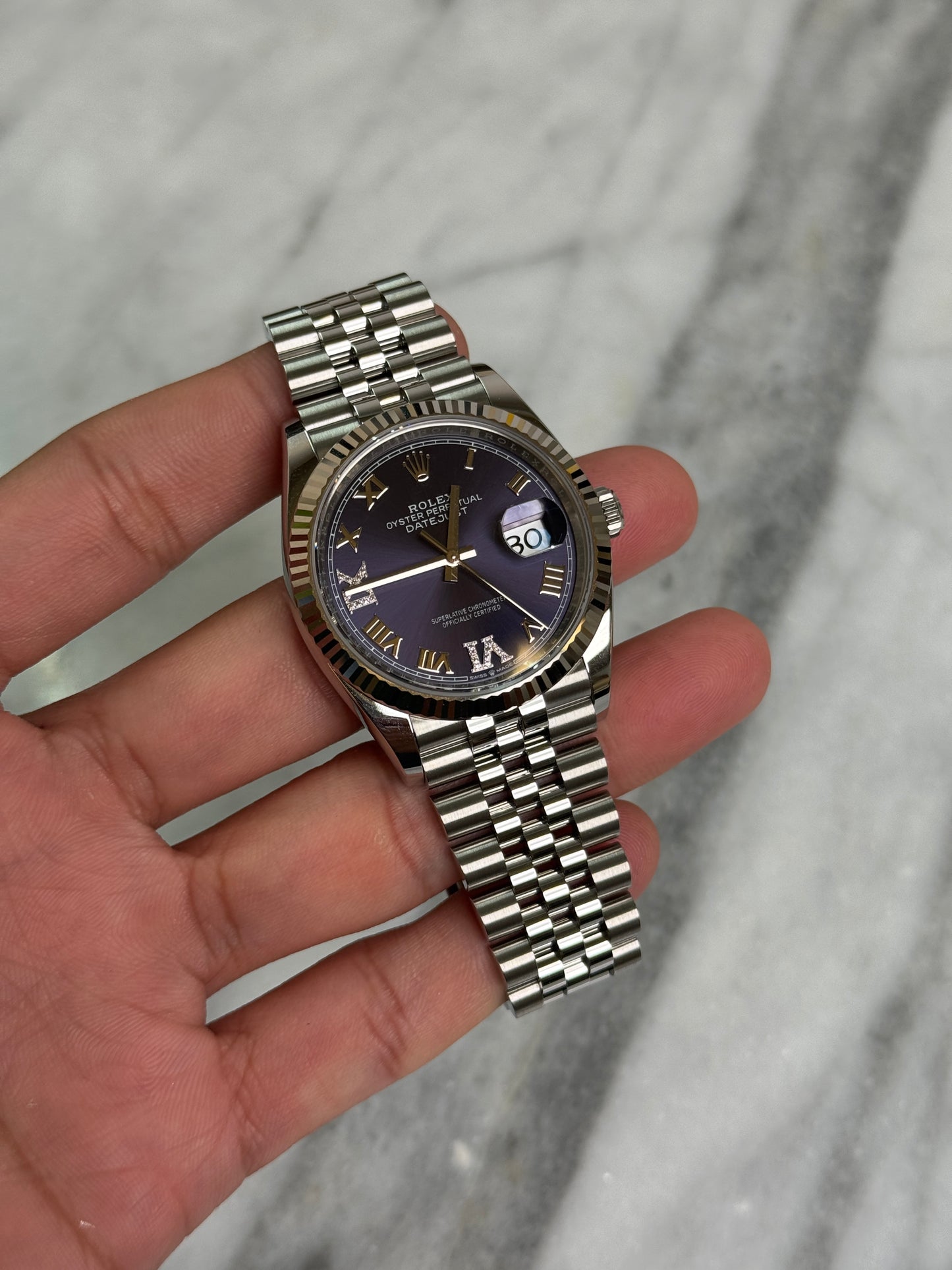 2024 126234VI Jubilee Purple VI/IX Diamond DJ36 New Complete