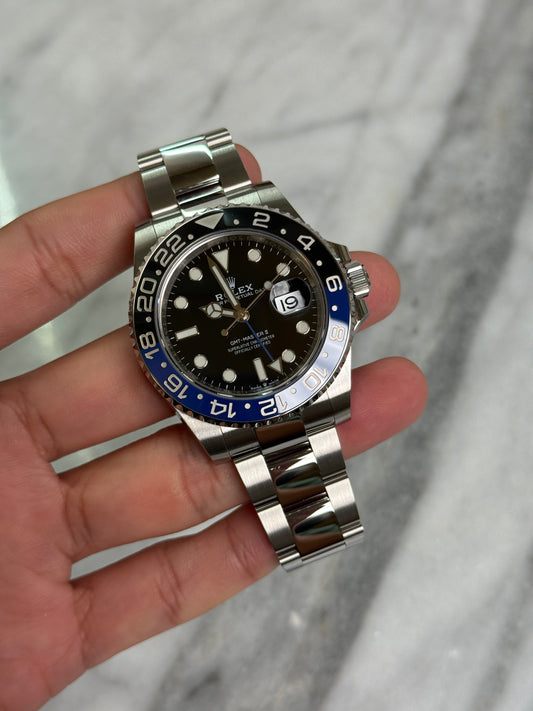 2022 126710BLNR Oyster Batman Preowned and Polished Complete