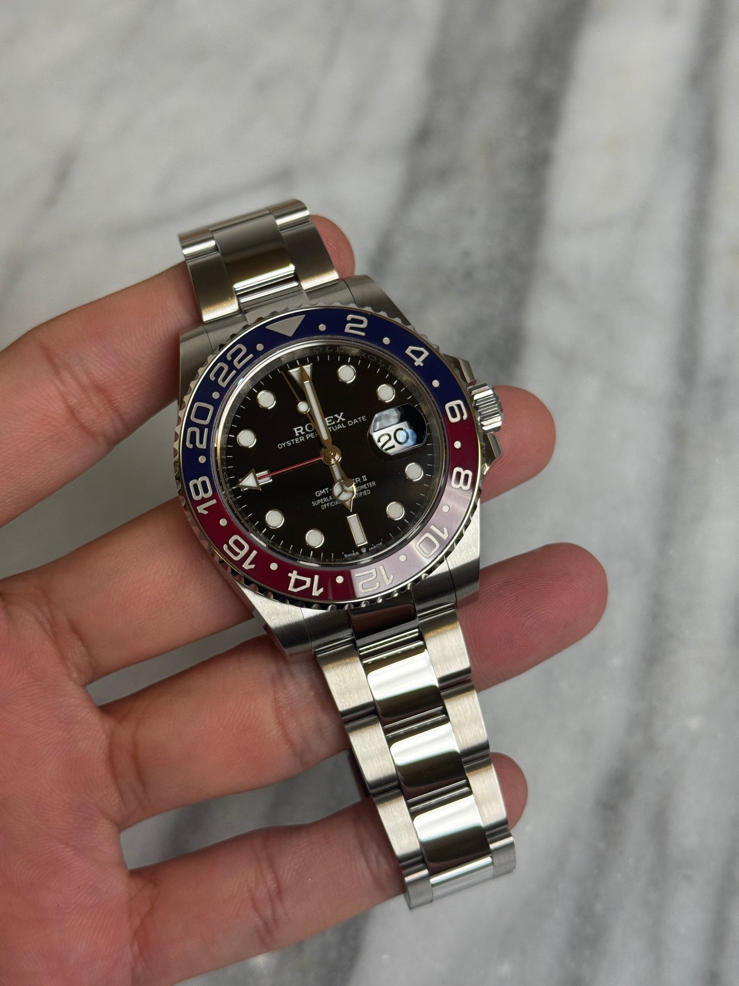 2023 126710BLRO Oyster Pepsi Preowned and Polished Complete