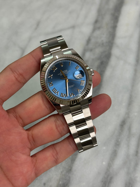 2025 126334 Oyster Blue Roman New Complete