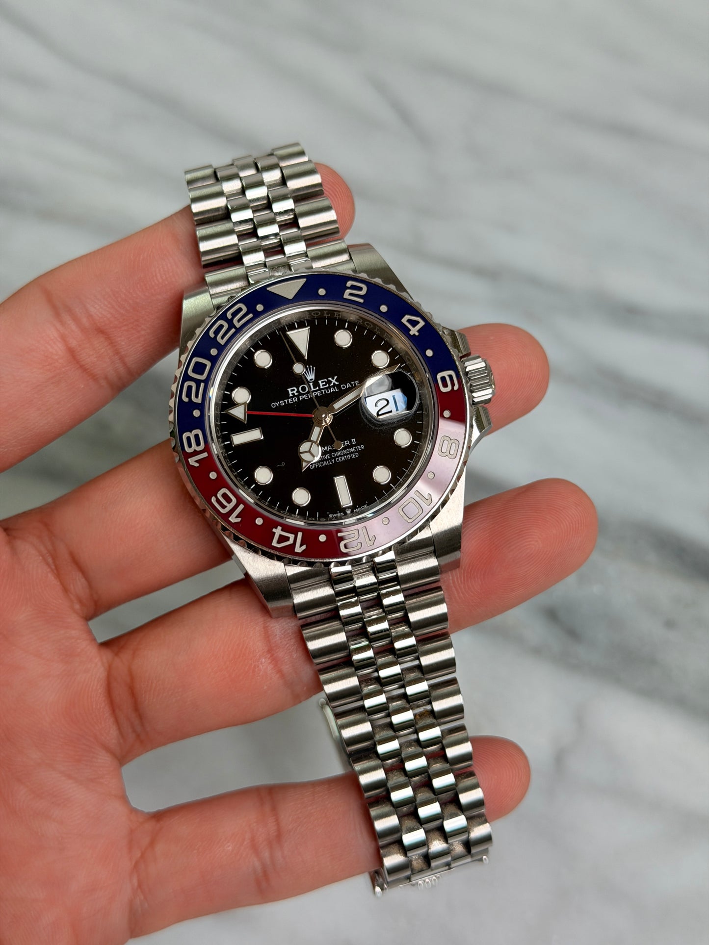 2021 126710BLRO Jubilee Pepsi Preowned Complete