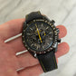 2025 31092445001001 Speedmaster Apollo 8 Black Dial Black/Yellow Rubber Strap New Complete