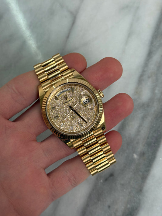 2022 228238A Pave Baguette Preowned and Polished Complete