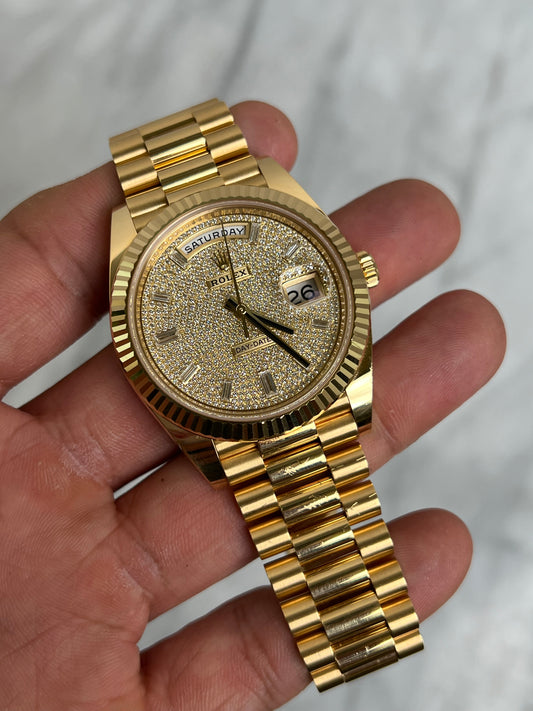 2022 228238A Pave Baguette Preowned Complete