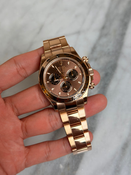 2020 116505 Choco Like New NFC, AM Stickers Complete w/ White Tag