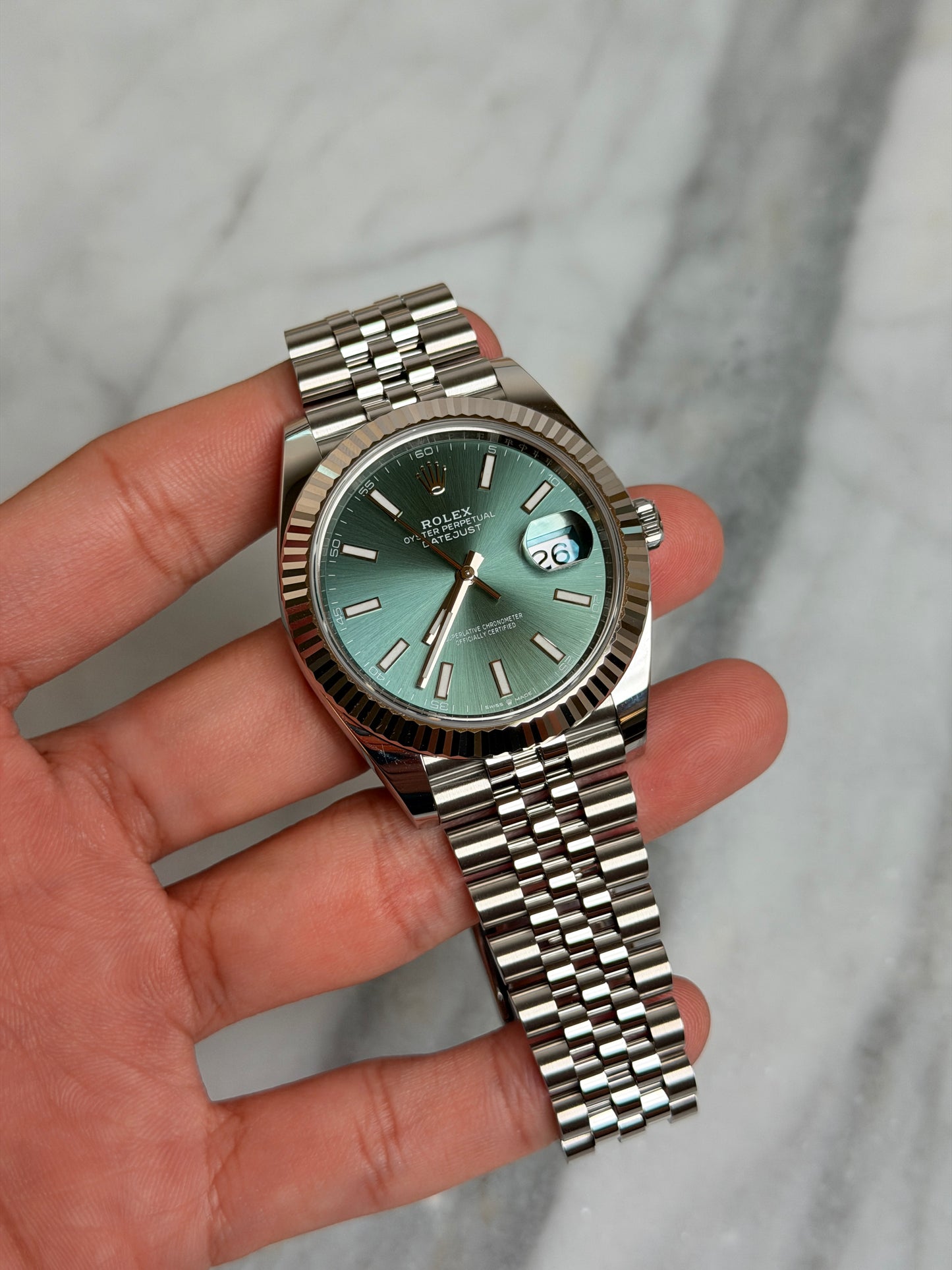 2023 126334 Jubilee Green Index Like New, Complete