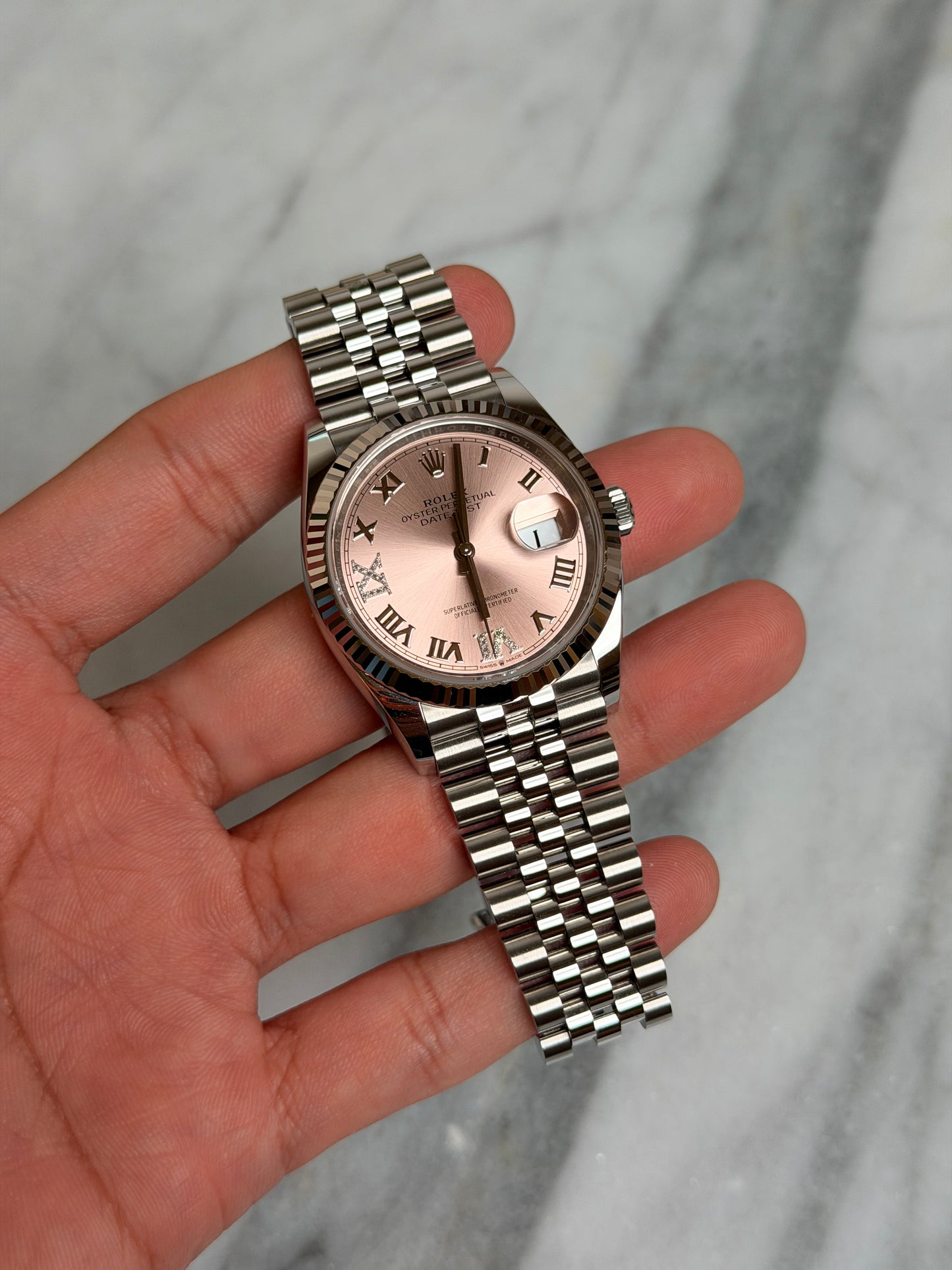 2025 126234VI Jubilee Pink VI/IX Diamond DJ36 Like New Complete