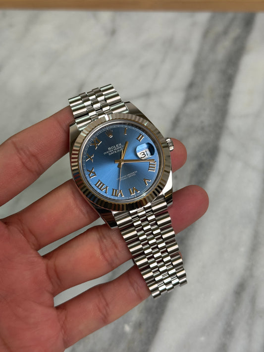 2025 126300 Jubilee Blue Roman New Complete