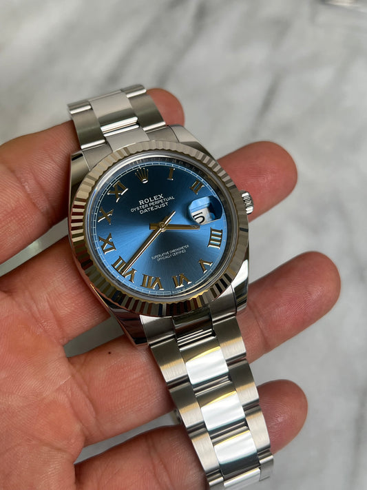 2025 126334 Oyster Blue Roman New Complete