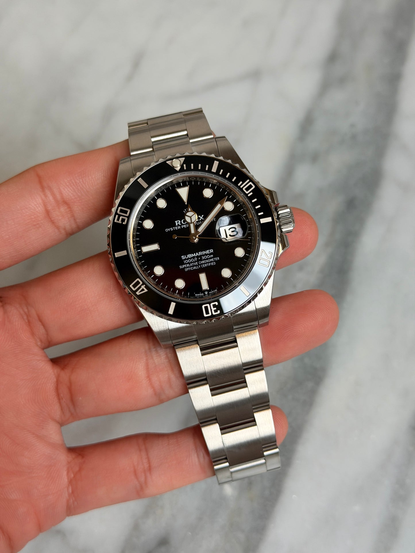 2021 126610LN Sub Date Preowned and Polished Complete