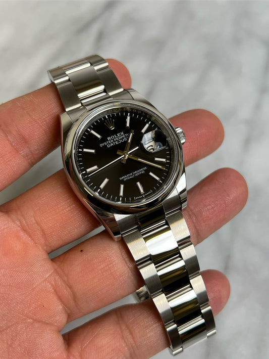 2025 126200 Oyster Black Index DJ36 New Complete