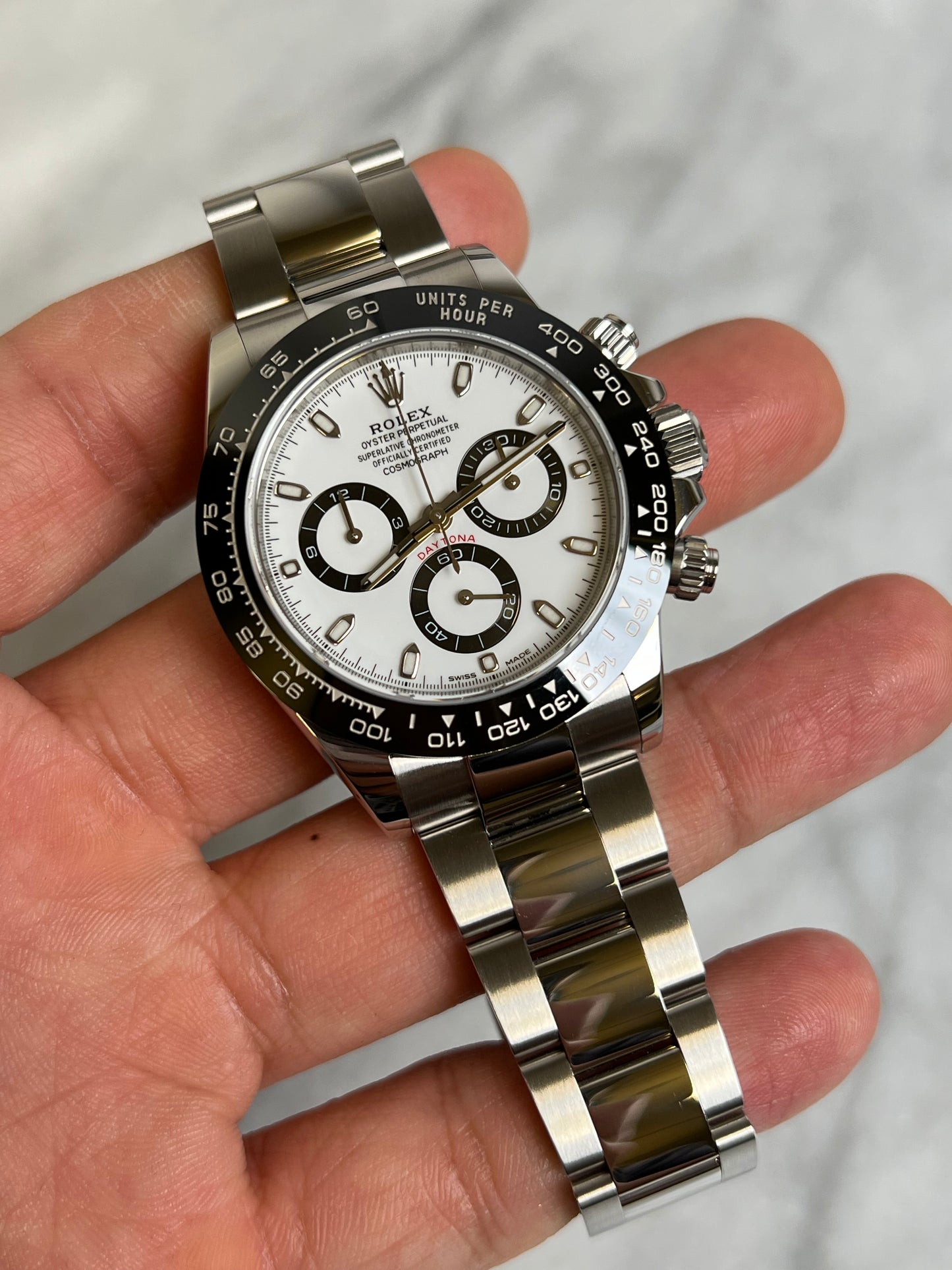 2020 116500LN Panda Preowned and Polished NFC Complete